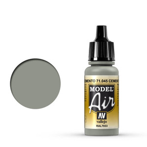 Vallejo Model Air 71.045 Cement Grey Airbrush Paint