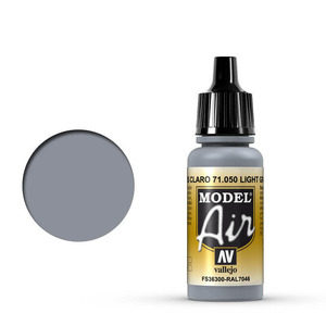Vallejo Model Air 71.050 Light Gray Airbrush Paint