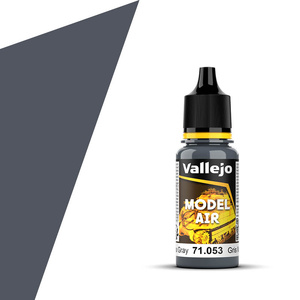 Vallejo Model Air 71.053 Dark Sea Grey Acrylic Paint 18mL