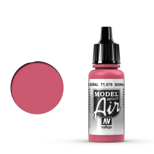 Vallejo Model Air 71.070 Signal Red (Metallic) Airbrush Paint