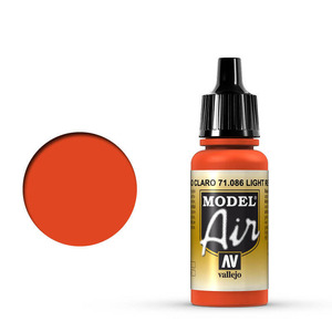 Vallejo Model Air 71.086 Light Red Airbrush Paint