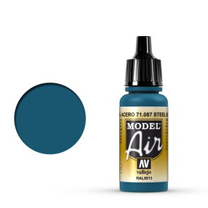 Vallejo Model Air 71.087 Steel Blue Airbrush Paint