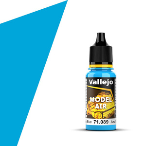 Vallejo Model Air 71.089 Light Sea Blue Acrylic Paint 18mL