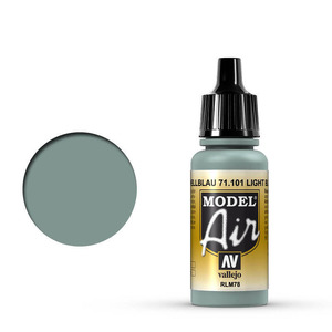 Vallejo Model Air 71.101 Light Blue RLM78 Airbrush Paint
