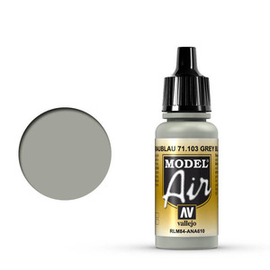 Vallejo Model Air 71.103 Gray Blue RLM84 Airbrush Paint