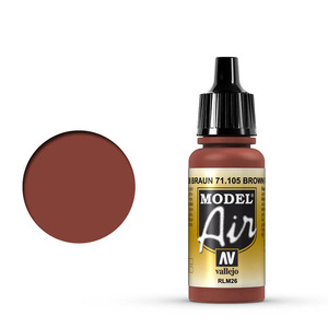 Vallejo Model Air 71.105 Brown RLM26 Airbrush Paint