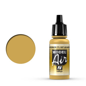 Vallejo Model Air 71.107 US Interior Yellow Airbrush Paint