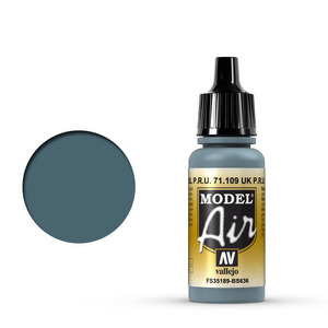 Vallejo Model Air 71.109 Faded P.R.U. Blue Airbrush Paint