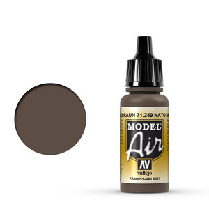 Vallejo Model Air 71.249 NATO Brown Airbrush Paint