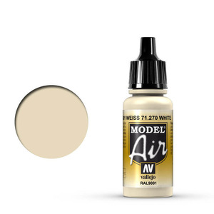 Vallejo Model Air 71.270 Off-White Airbrush Paint