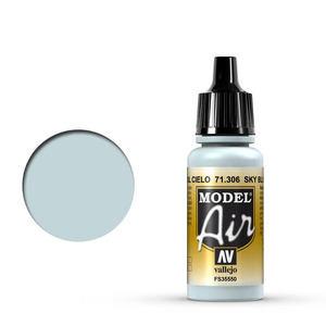 Vallejo Model Air 71.306 Sky Blue Airbrush Paint
