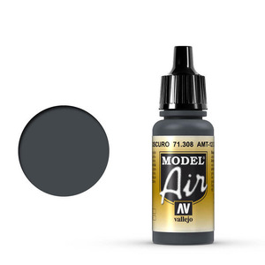 Vallejo Model Air 71.308 AMT-12 Dark Grey Airbrush Paint
