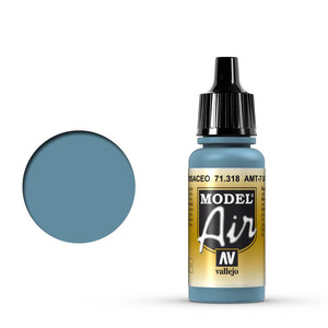 Vallejo Model Air 71.318 AMT-7 Greyish Blue Airbrush Paint
