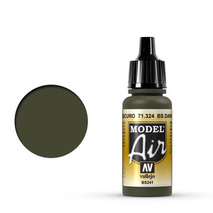 Vallejo Model Air 71.324 BS Dark Green Airbrush Paint