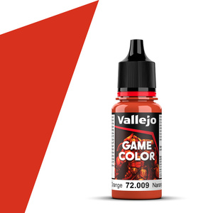 Vallejo Game Colour 72.009 Hot Orange Acrylic Paint 18mL