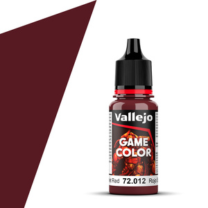 Vallejo Game Colour 72.012 Scarlet Red Acrylic Paint 18mL