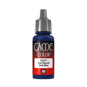 Vallejo Game Colour 72.017 Dark Blue Acrylic Paint 17mL
