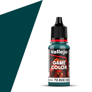 Vallejo Game Colour 72.024 Turquoise Acrylic Paint 18mL