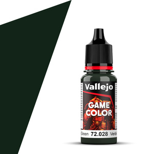 Vallejo Game Colour 72.028 Dark Green Acrylic Paint 18mL