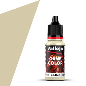 Vallejo Game Colour 72.034 Bone White Acrylic Paint 18mL