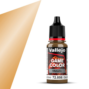 Vallejo Game Colour 72.056 Glorious Gold Metallic Acrylic Paint 18mL