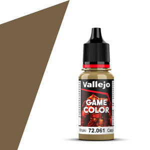 Vallejo Game Colour 72.061 Khaki Acrylic Paint 18mL