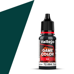 Vallejo Game Colour 72.084 Dark Turquoise Acrylic Paint 18mL