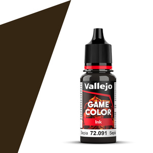 Vallejo Game Colour 72.091 Sepia Ink 18mL