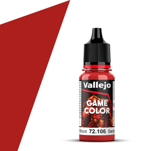 Vallejo Game Colour 72.106 Scarlet Blood Acrylic Paint 18mL