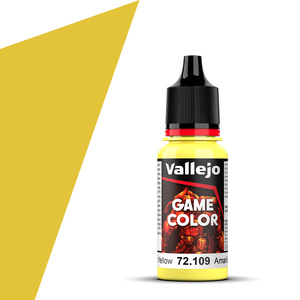 Vallejo Game Colour 72.109 Toxic Yellow Acrylic Paint 18mL
