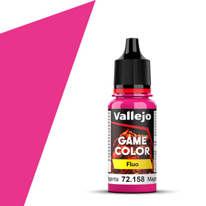 Vallejo Game Colour 72.158 Fluorescent Magenta Acrylic Paint 18mL