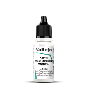 Vallejo 72.652 Satin Polyurethane Varnish 18mL