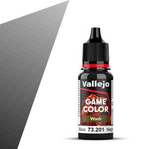 Vallejo Game Colour 73.201 Black Wash 18mL
