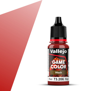 Vallejo Game Colour 73.206 Red Wash 18mL