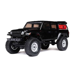 1/24 SCX24 Jeep JT Gladiator 4WD Rock Crawler Brushed RTR, Black