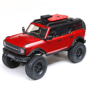 Axial SCX24 2021 Ford Bronco Brushed RTR 1/24 4x4 Red RC Rock Crawler