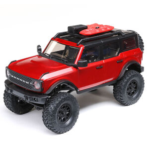 Axial 1/24 SCX24 2021 Ford Bronco 4WD Truck Brushed RTR, Red AXI00006T1