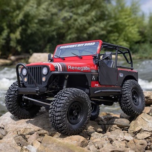Axial SCX10 III Jeep CJ-7 V2 1/10 4X4 Brushed Rock Crawler RTR – Red