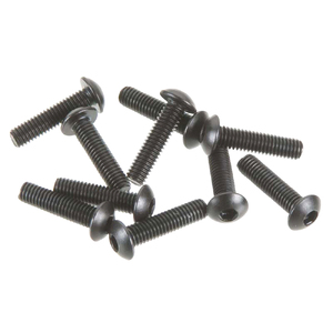 Axial AXIC0116 Hex Socket Button Head M3x12mm Black 10pcs