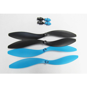 ARES Quantum FPV Propeller and Nut Set, 2 Blue, 2 Black: Quantum FPV