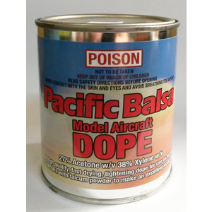 Pacific Balsa 0398 Model Aircraft Dope 1Ltr