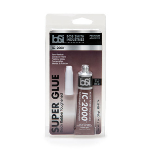 BSI 117H IC-2000 Black Rubber Toughened Extra Strength CA Glue .7 oz