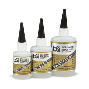 Bob Smith Industries Super-Gold Medium Foam Safe CA Glue, 1oz