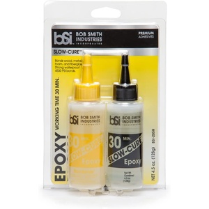 Bob Smith Industries Slow-Cure 30 minute Epoxy, 9oz BSI206