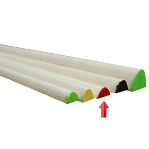 Balsa Leading Edge 20x10x1220mm Red