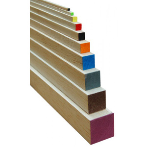 Balsa Square 915x8mm PINK BWSQ84855