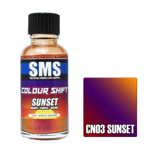 SMS CN03 Acrylic Lacquer Colour Shift Mauve/Orange/Purple Paint 30ml