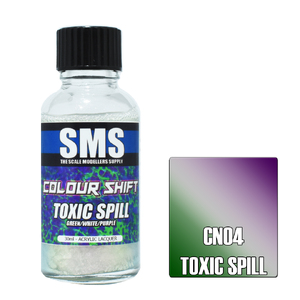 SMS CN04 Acrylic Lacquer Colour Shift Green/White/Purple Paint 30ml