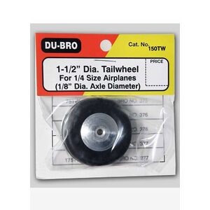 Dubro 1-1/2in Tail Wheel, 1/4-20 Scale,  150TW