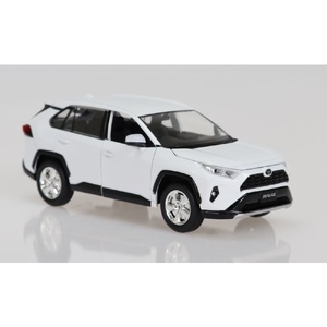 DDA Collectibles 1/24 Scale Toyota RAV4 4WD White Diecast Model w/ Light & Sound